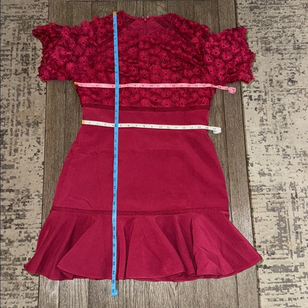 Keepsake Rosabelle Anywhere Mini Dress Raspberry - Picture 11 of 13